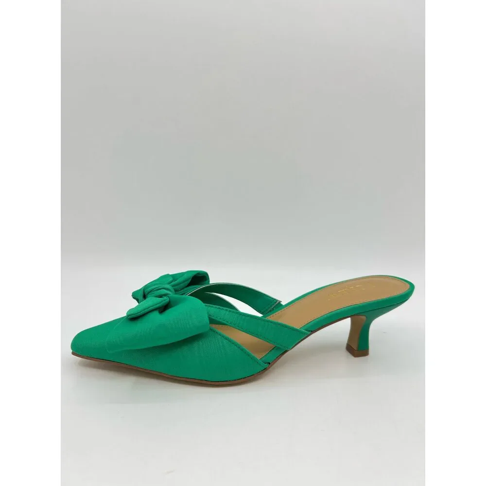 J. CREW Size 6.5 Green Women Pumps NIB